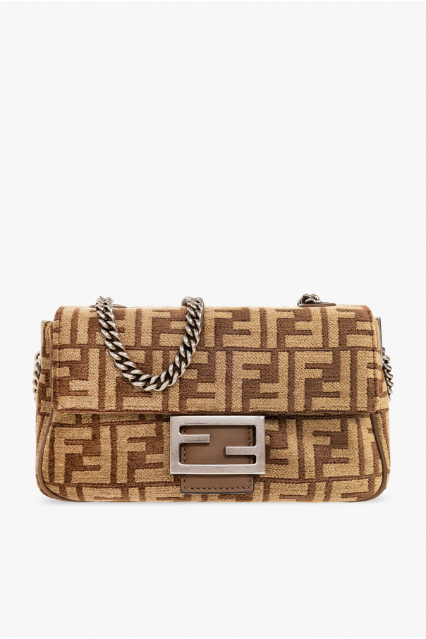 ショルダーバッグ・ポシェット FENDI BAGUETTE CHAIN SHOULDER BAG 送料関税込☆FENDI チェーン バゲット 長財布 ショルダーバッグ